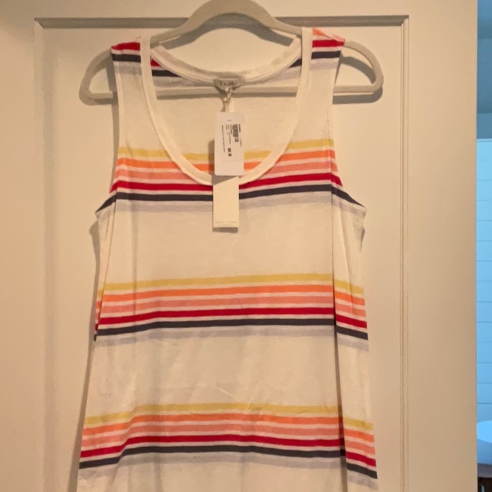 Z Supply Reverie Slub striped Tank Dress